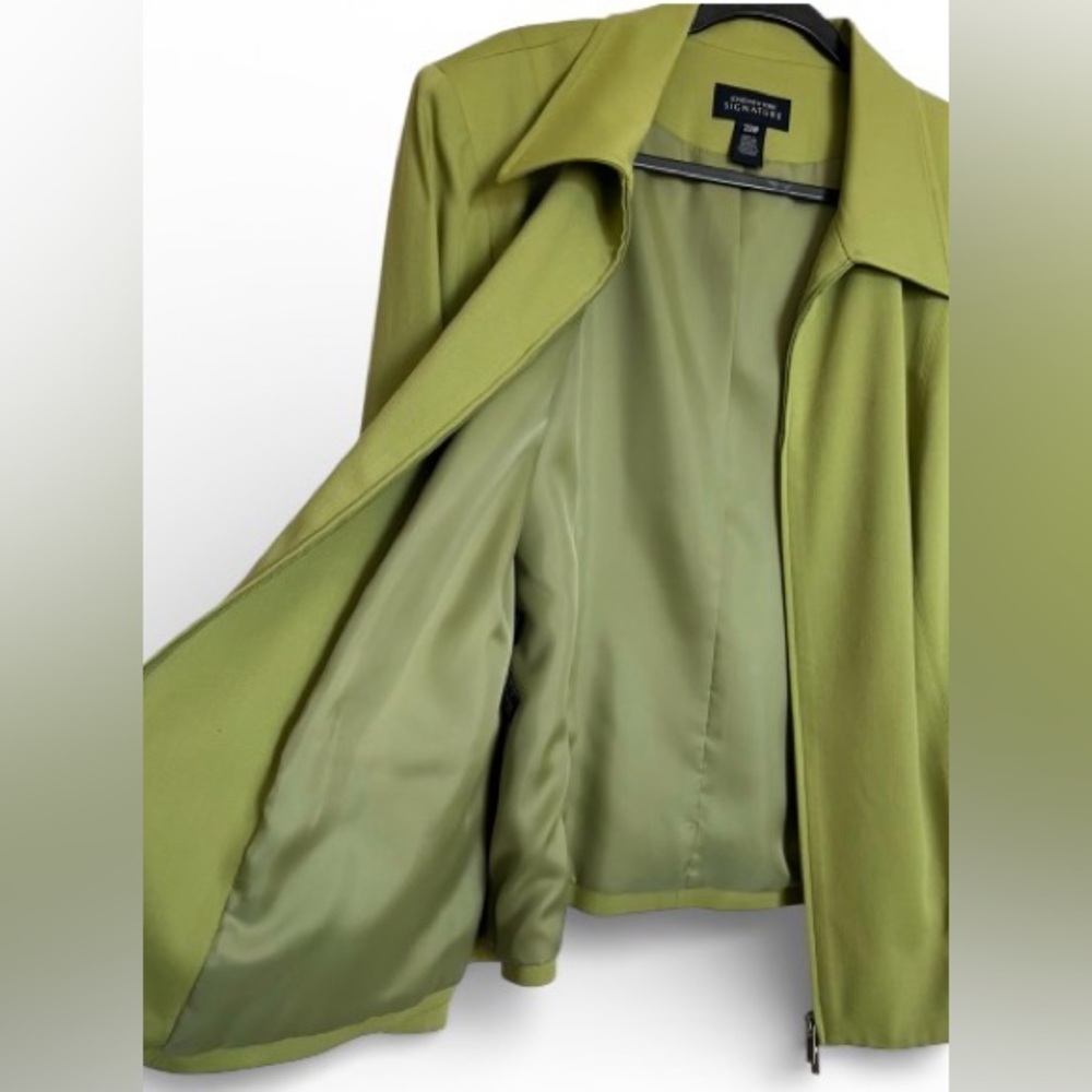 Jones New York Women's Lime Utility Jacket - Picture 5 of 7